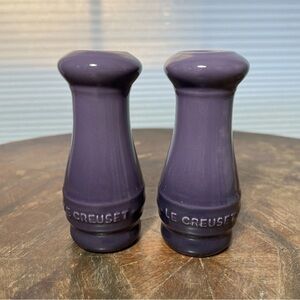Le Creuset Deep Purple Ceramic Salt & Pepper Set